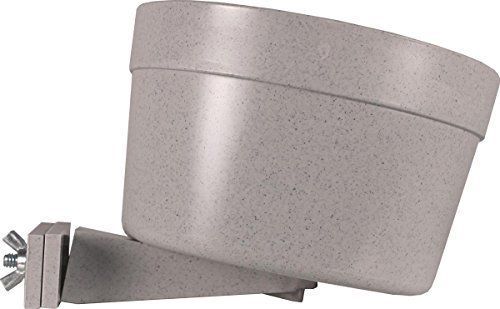 10 oz Lixit FOOD WATER QUICK-LOCK crocks bowls parrot bird dog cat dish pet cups