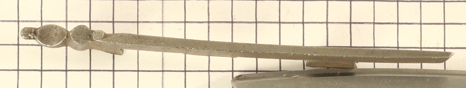 rough casting of frizzen spring 105