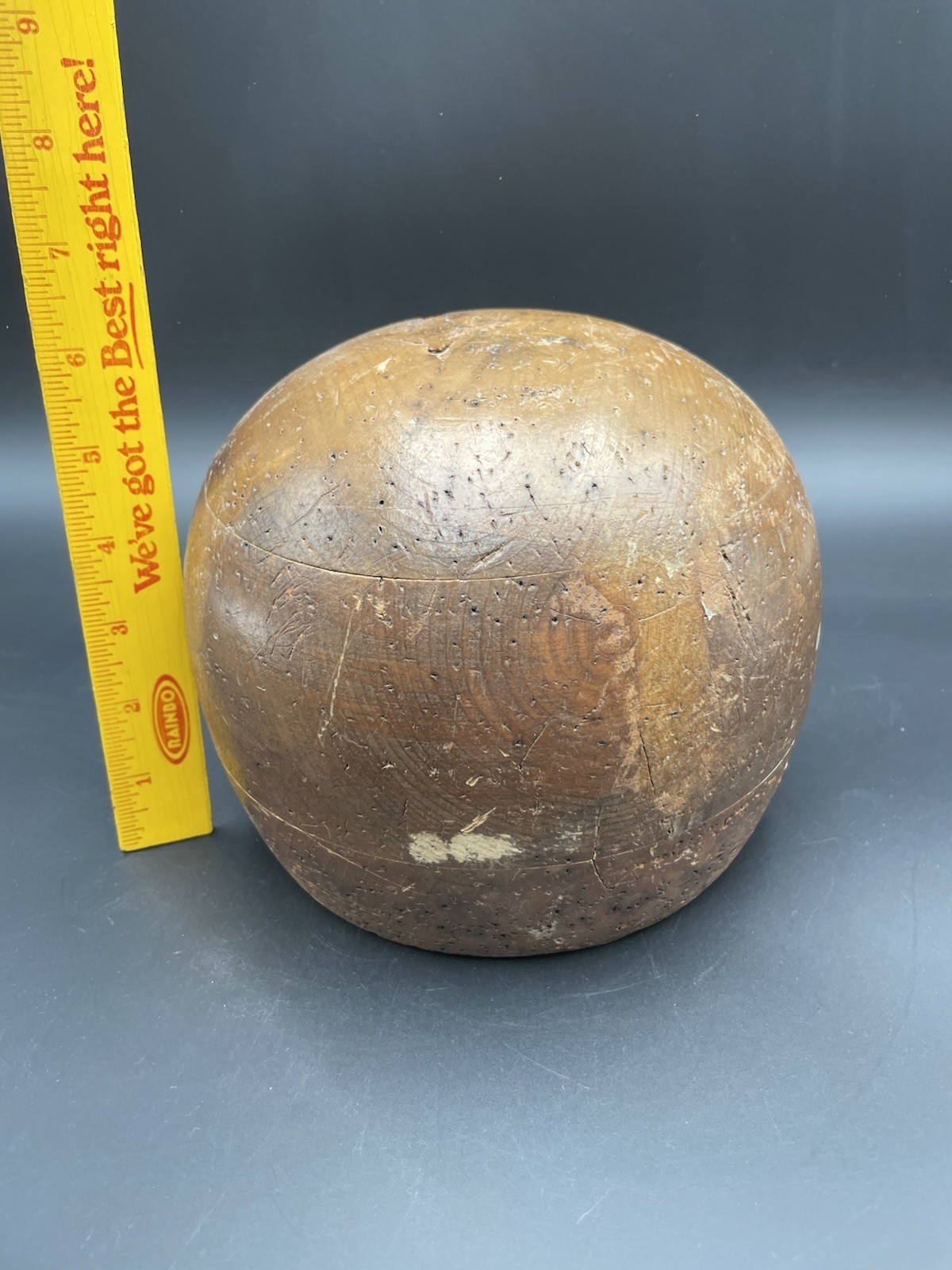 Vintage Millinery Wood Hat Block Mold Form Antique Hatter tool