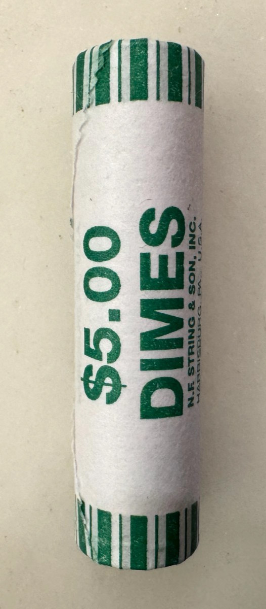 1776–2026 Emerging Liberty Dimes (10c) Uncirculated 50 Coin Roll – P Mint