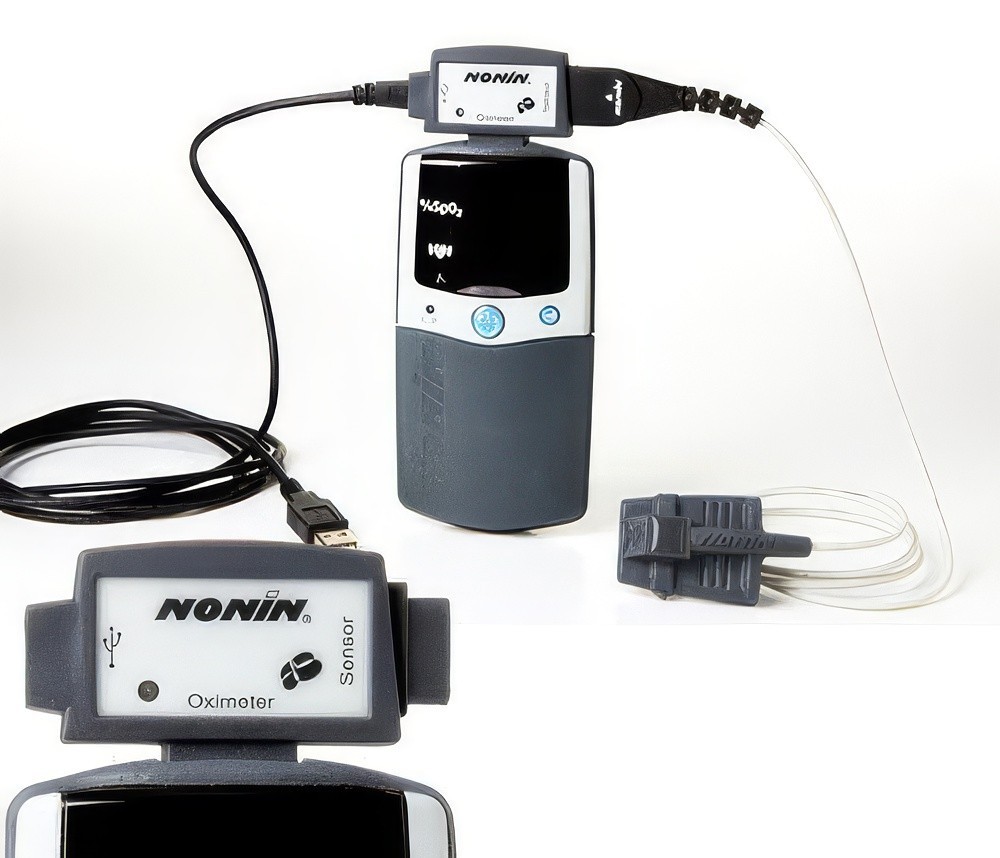 Nonin 1000 USB Pulse Oximeter Sensor Medical Grade