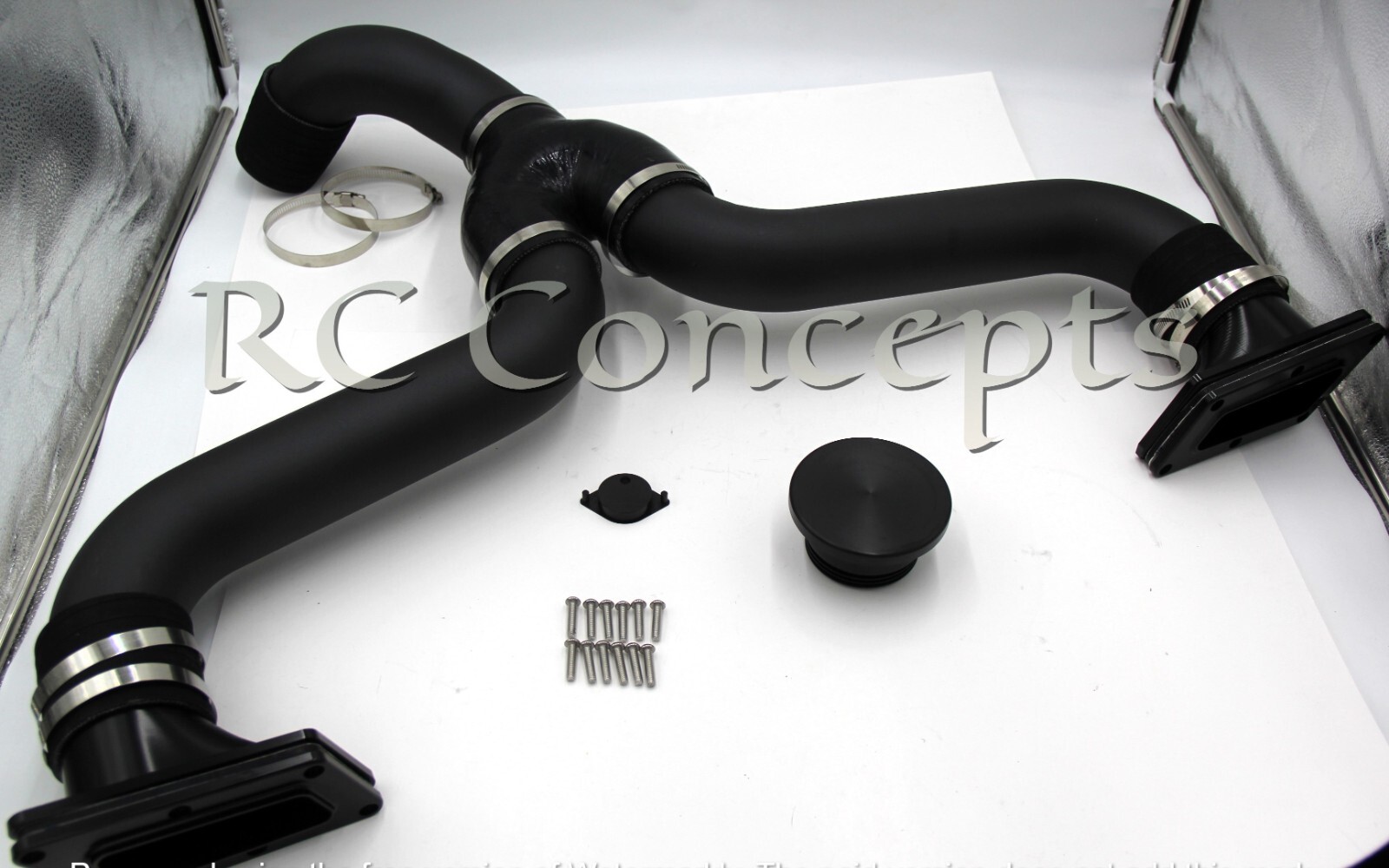 SEADOO FREE FLOW DUAL BILLET THRU HULL EXHAUST KIT 2018+ RXT GTX 325 300 230 170