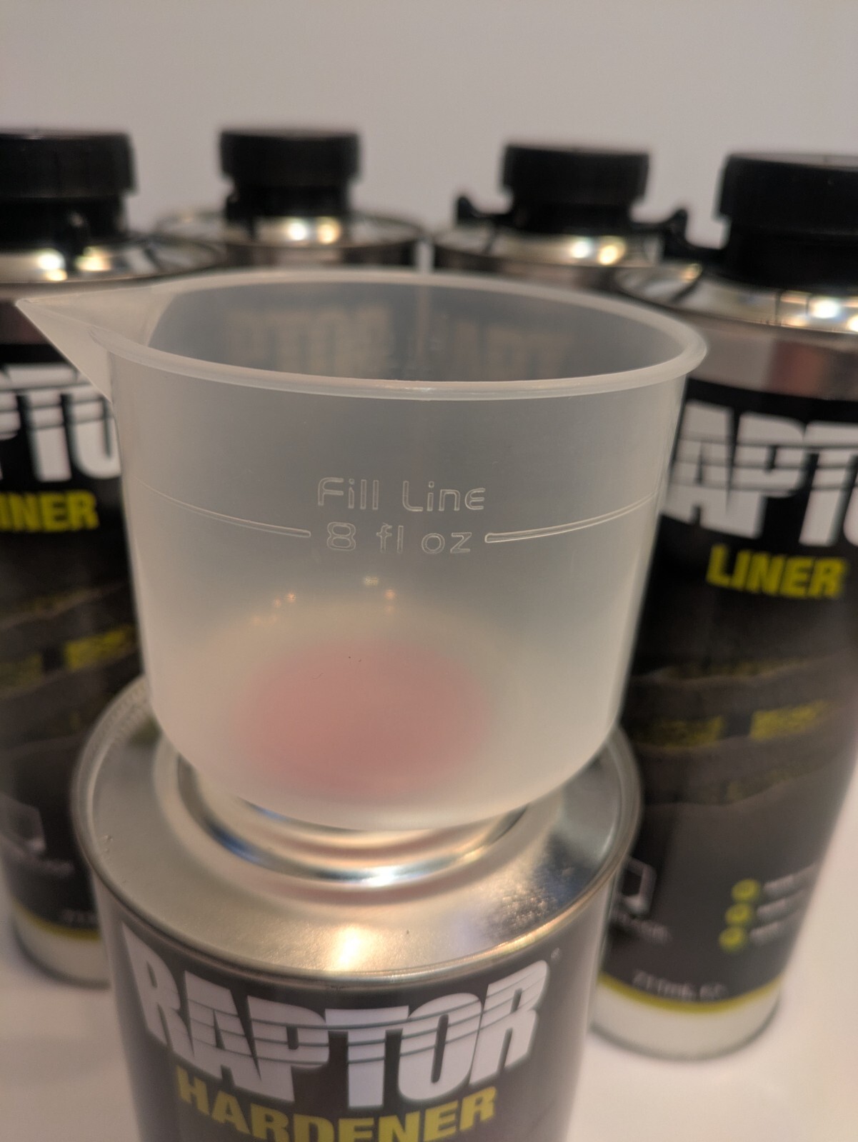 UPOL 0820 Raptor Black Spray-On Truck Bed Liner Kit w/ FREE Spray Gun (1 gallon)