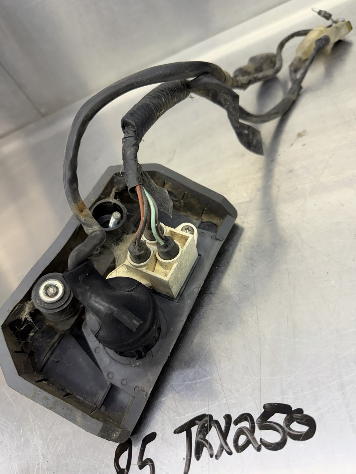 1985 Honda FourTrax 250 TRX 250A Dash Pad Indicator Lights Ignition 86 87 88