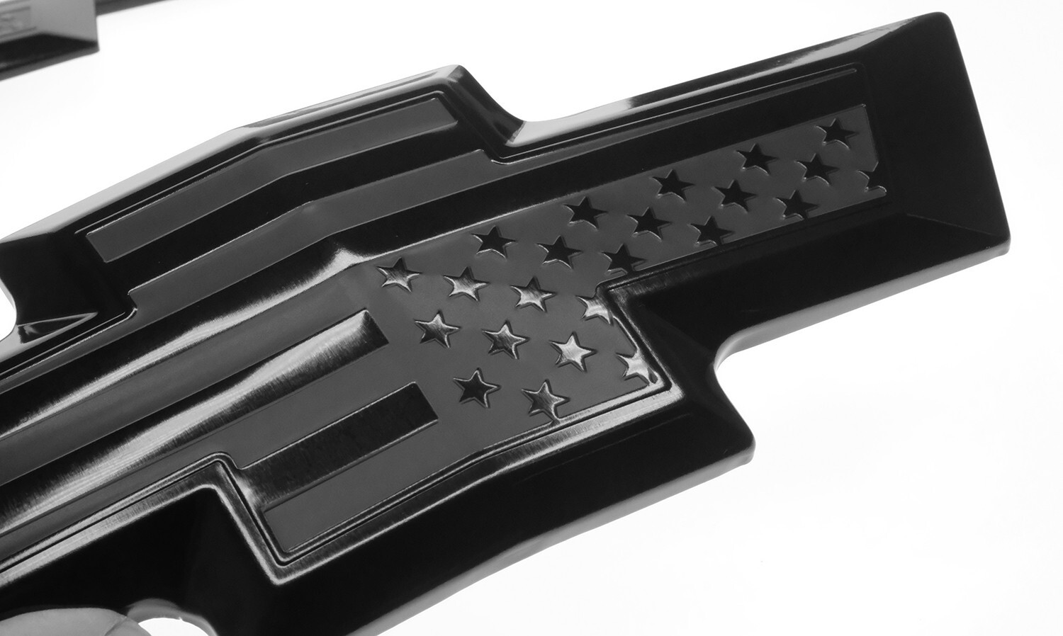 Bowtie Overlay Metal Flag Emblem Compatible with 2022-2024 Silverado 1500