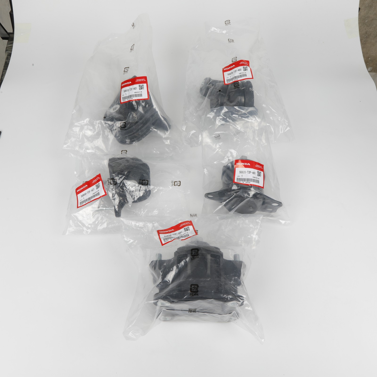 OEM 5PCS Engine Motor & Trans Mount For Honda Accord 2.4L 2013-2017 Auto Trans