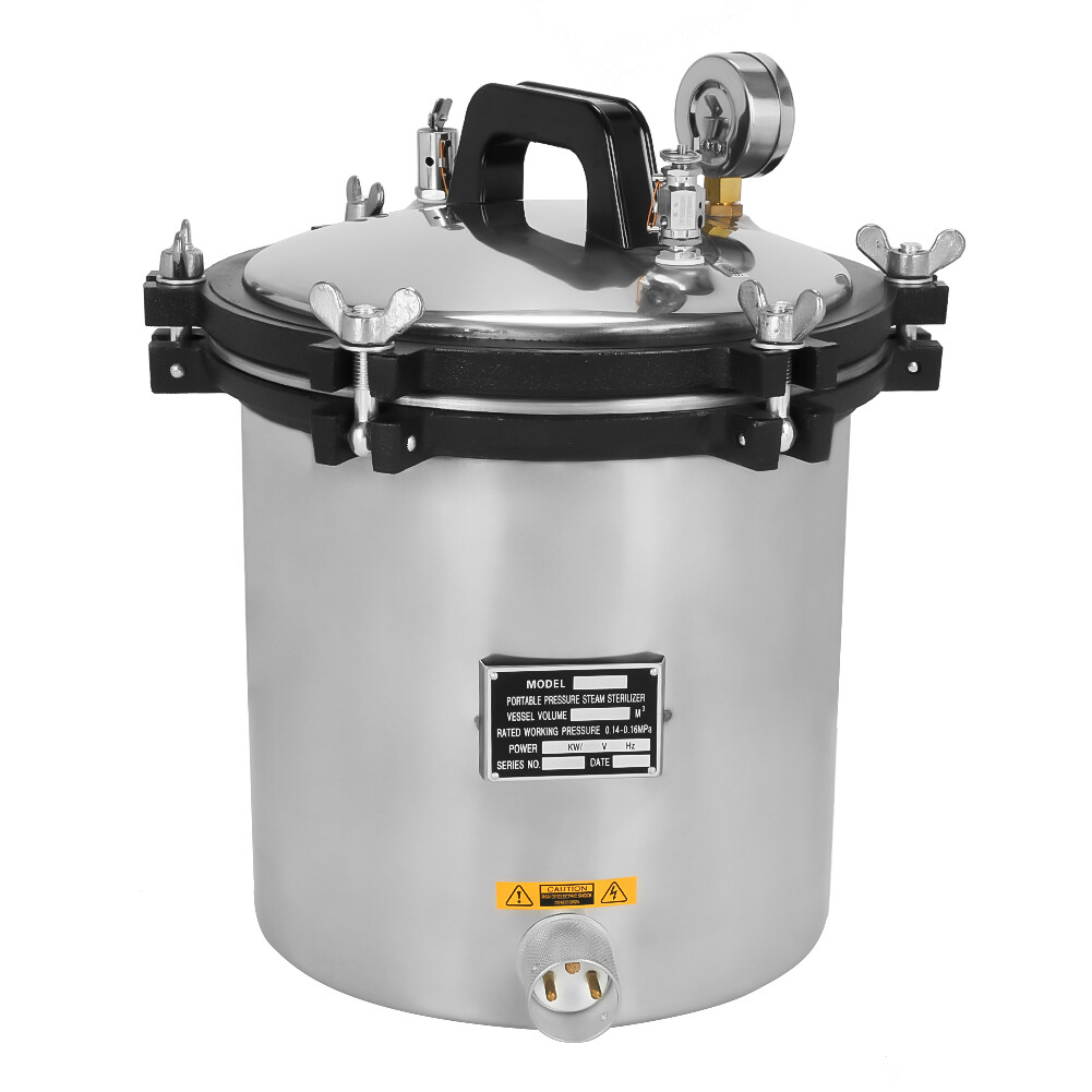 Steam Autoclave Sterilizer 18L High Pressure Uperization Eqpt. Tattoo Dental Lab