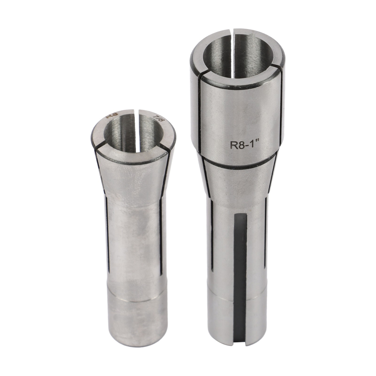 8PC R8 Collet Set 1/8" 1/4" 3/8" 1/2" 5/8" 3/4" 7/8" High Precision