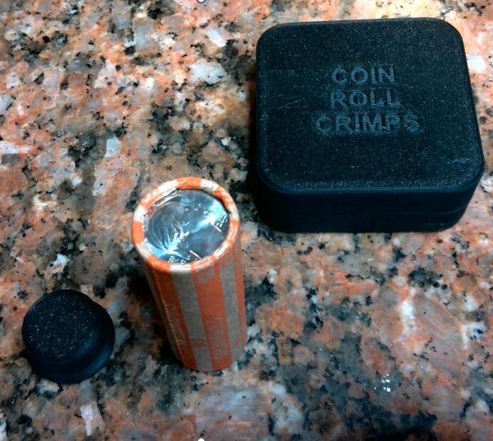 10 piece Coin Roll End Crimp Set with Steel crimp tabs. Includes 1/4" drive bit