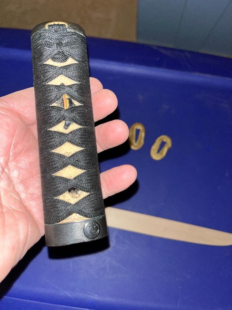 SAMURAI JAPANESE DAGGER TANTO SWORD & SCABBARD KOSHIRAE (ONLY) Z