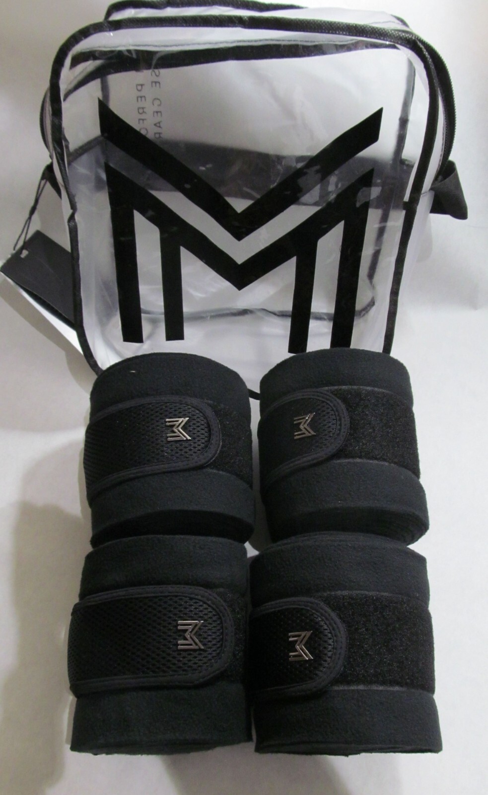 NEW MAXIMILIAN EQUESTRIAN EGO BANDAGES ONE SIZE BLACK