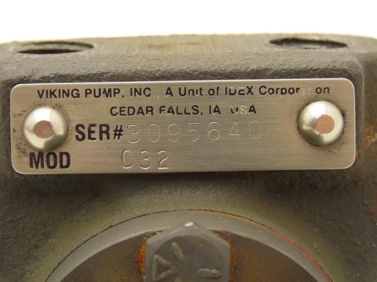 Viking Pump C32 Rotary Gear Pump 0.5gpm 250psi 1800rpm 1/4"npt