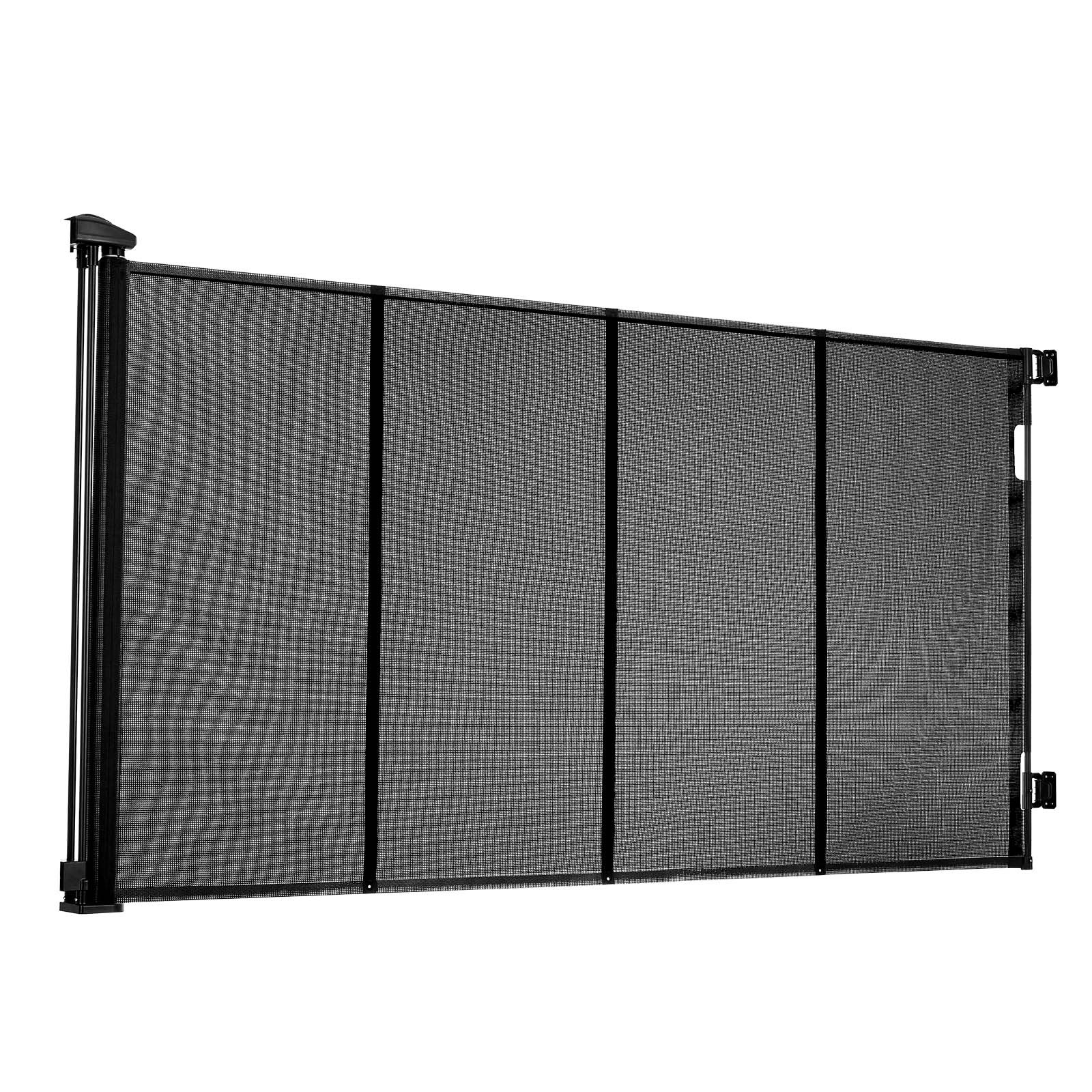 Uimoso Retractable Mesh Gate for Pets and Babies, 202.7 x 39 Inches, Black
