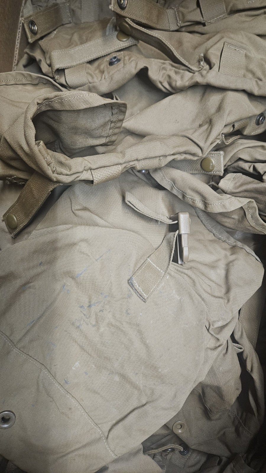 Lot of 2 Hydration Pouch USMC MOLLE II Coyote UsGI Used, Good Cond Sustainment