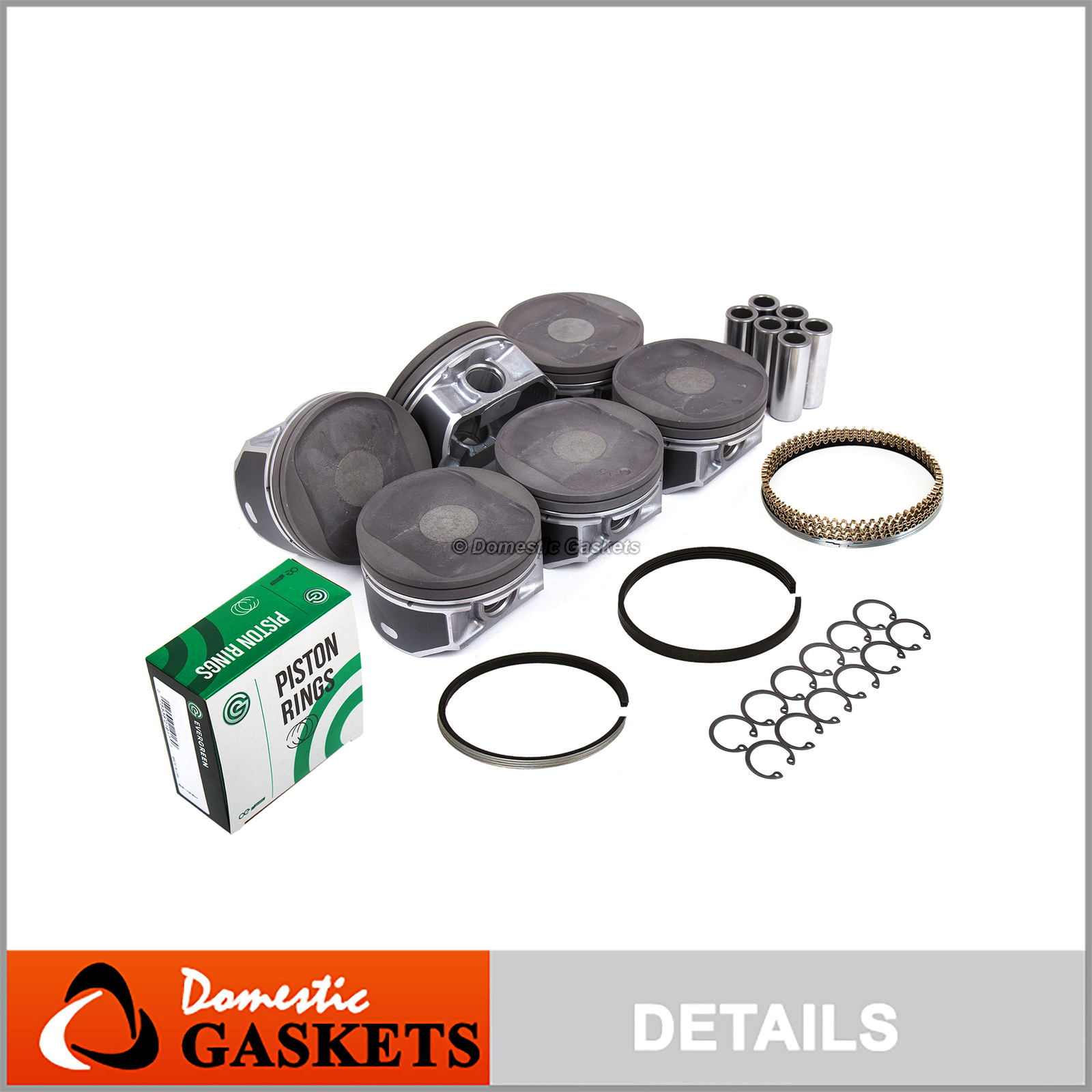 Pistons and Rings fit 05-12 Nissan Xterra Frontier Suzuki 4.0 DOHC VQ40DE