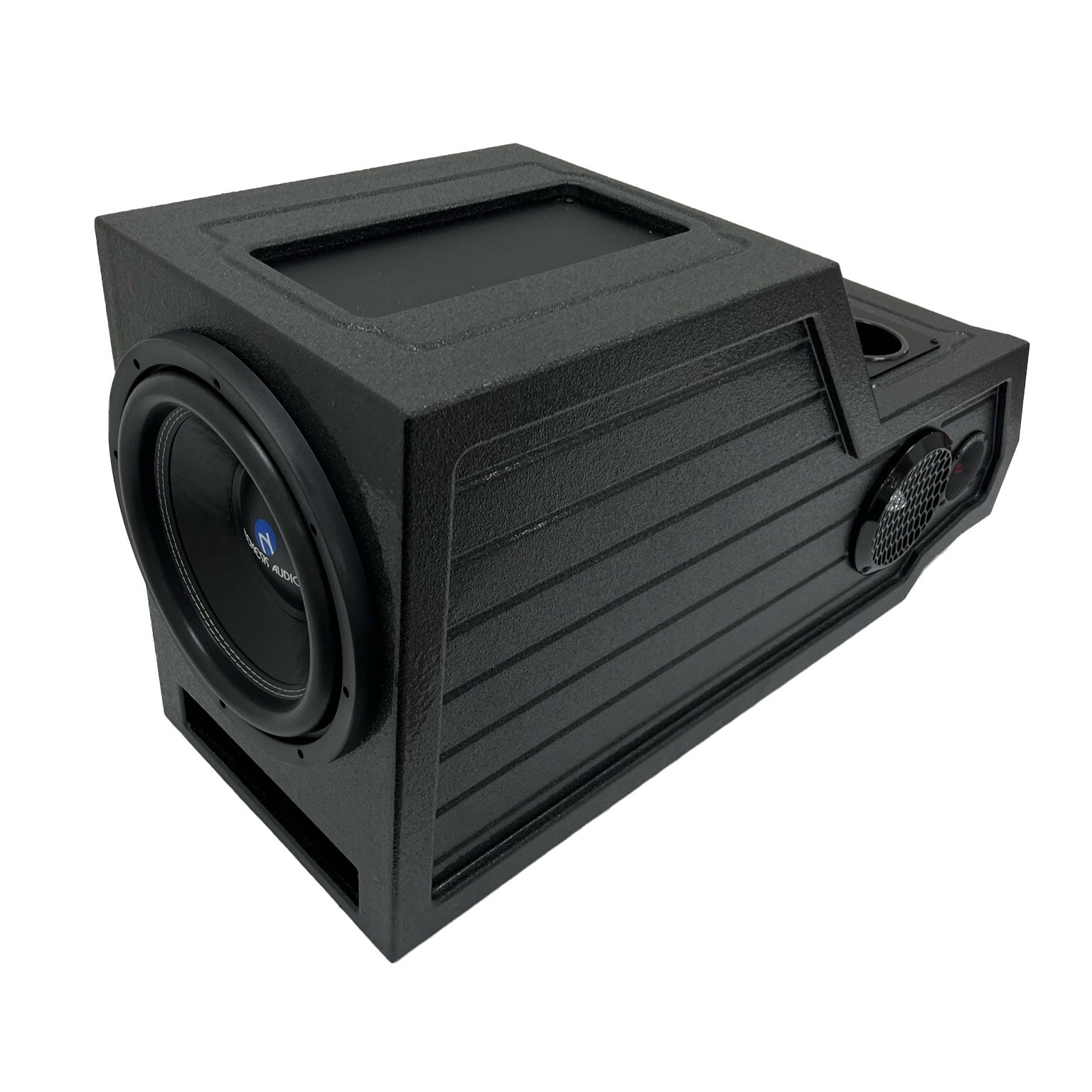 Ford F-150 04-08 Center Console Subwoofer Box 1x12” Woofer F150 Crew Cab
