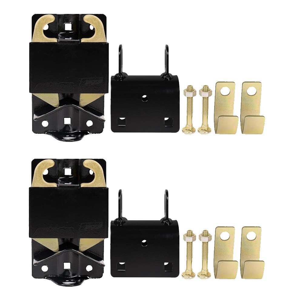 2PK Livestock Lockable Tube Gate Latch for Farm, Fence, Ranch – 2-Way Swinging