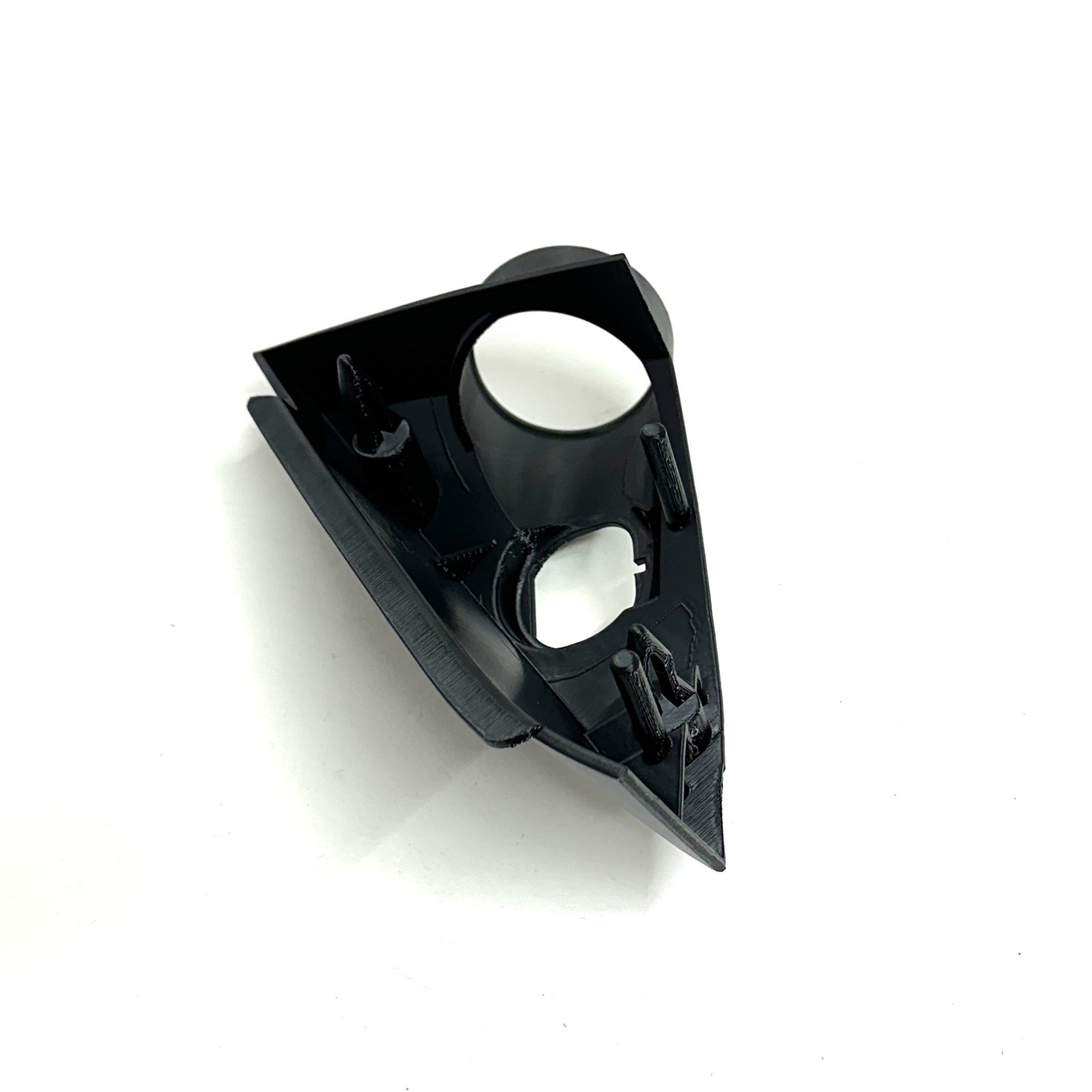 Single gauge pod mount for 2010-2014 Mustang mirror trim 52mm snap in