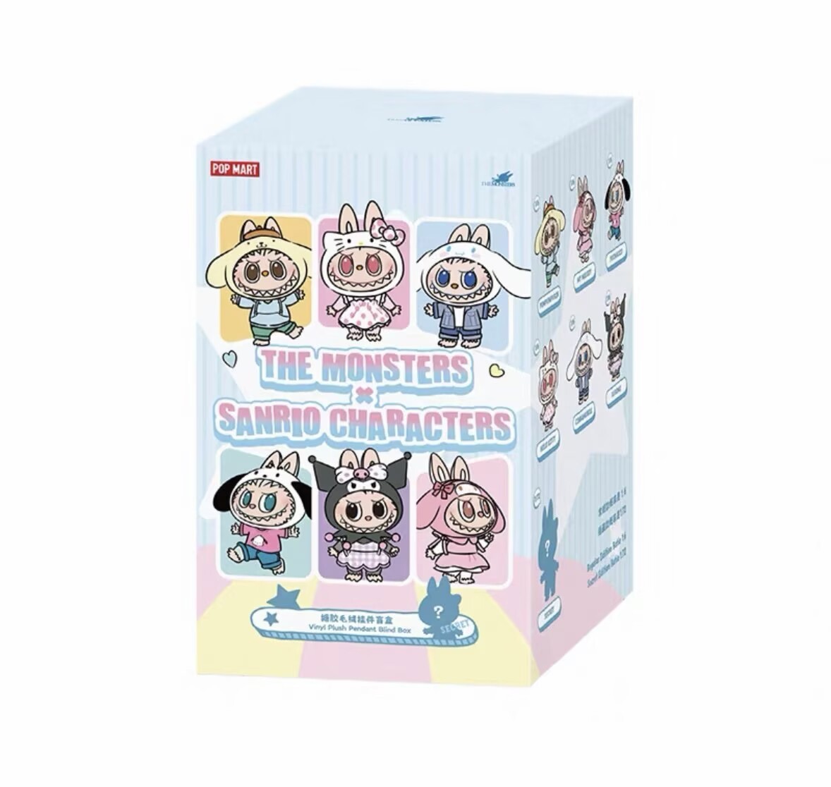 Authentic The Monsters x Sanrio Characters Series Blind Box Figures Toy Pendant