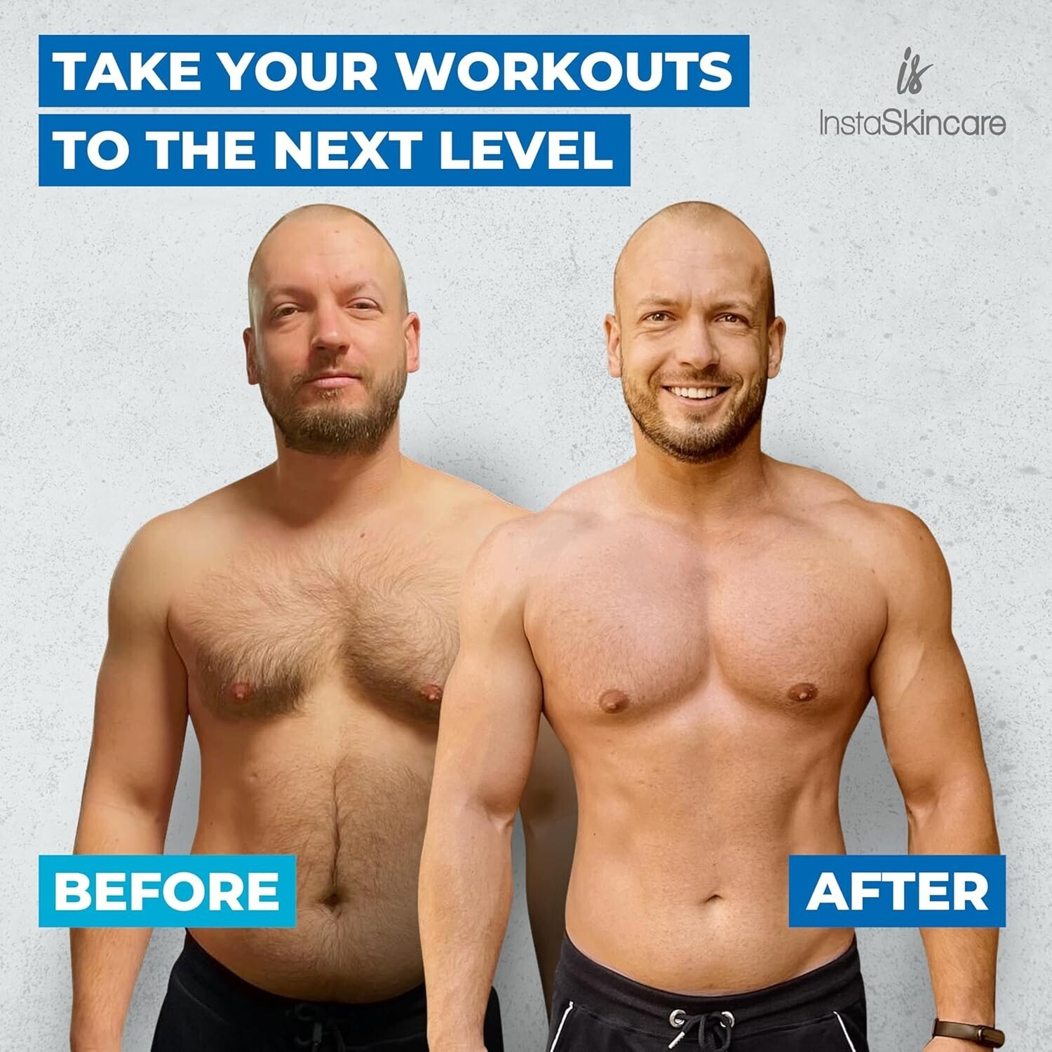 InstaSkincare Creatine Monohydrate Powder for Muscle Gain 1.1 LB