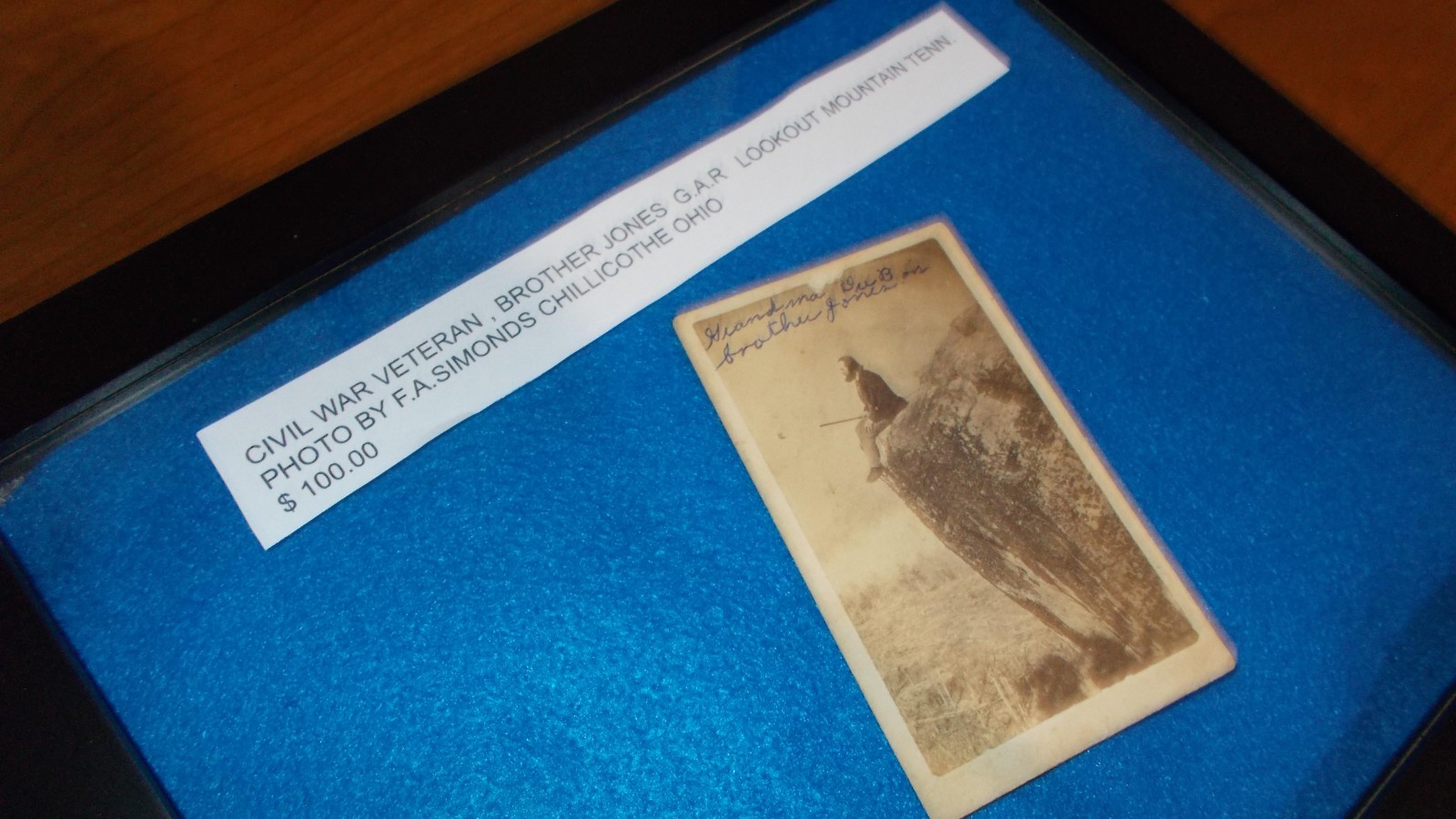 CIVIL WAR CDV 73D OVI VETERAN LOOKOUT MOUNTAIN CHILLICOTHIE OHIO