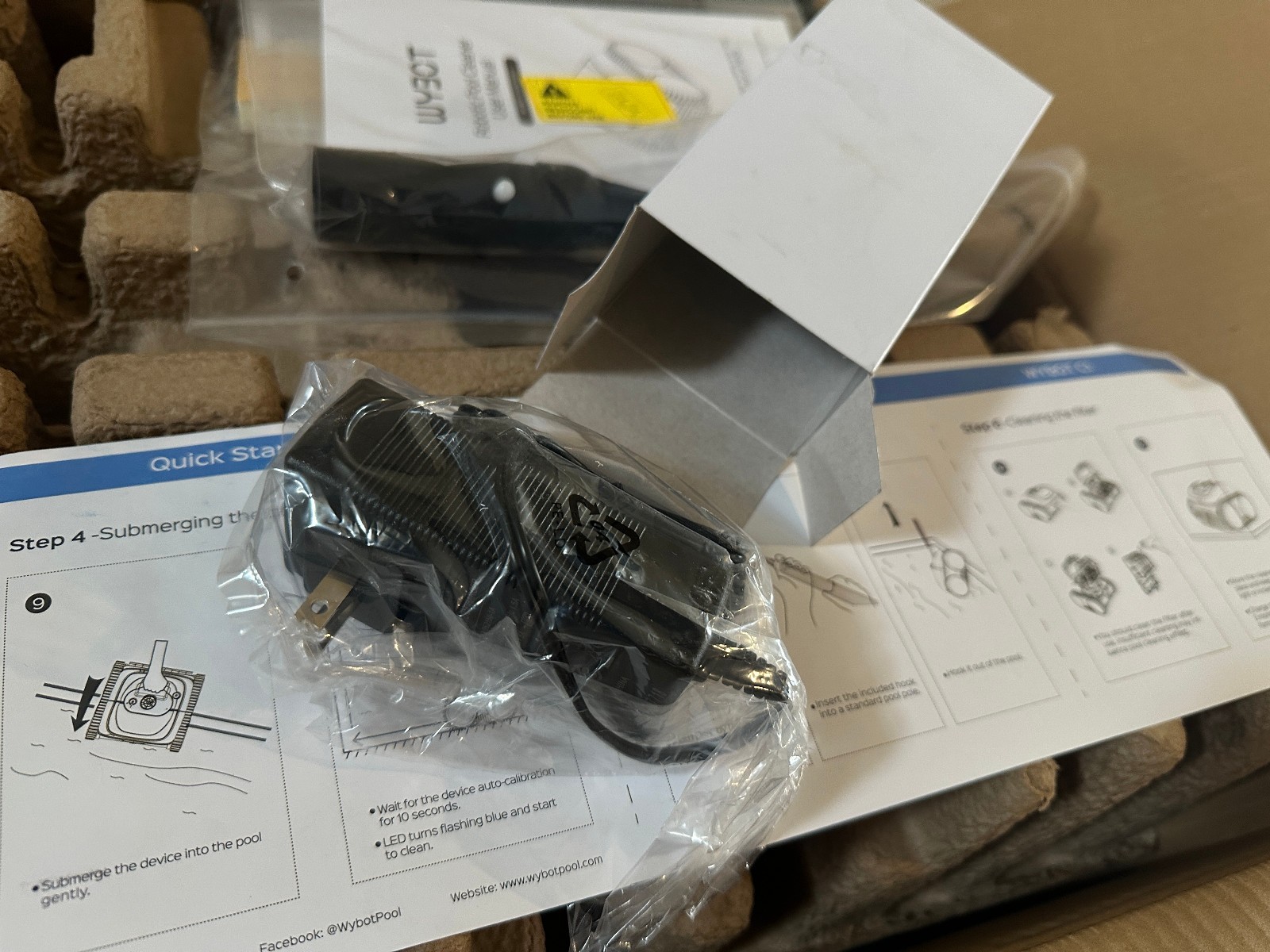 WYBOT C1 Robotic Pool Vacuum for Inground Pools *OPEN BOX - NEW* 150 min Runtime