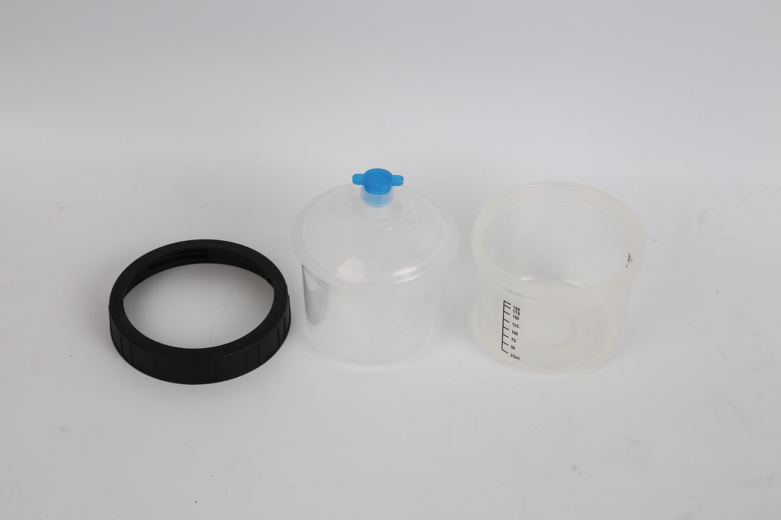 50 Pack 7 OZ Disposable Paint Spray Gun Cup Kit w/ Cup Liners &Sealing Plugs