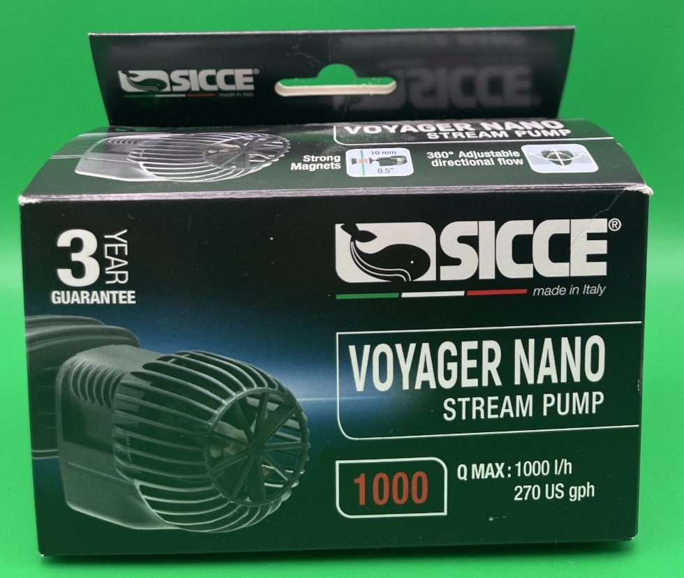 Sicce Voyager Nano Stream 1000 - 270 GPH  Circulation Aquarium Water Pump