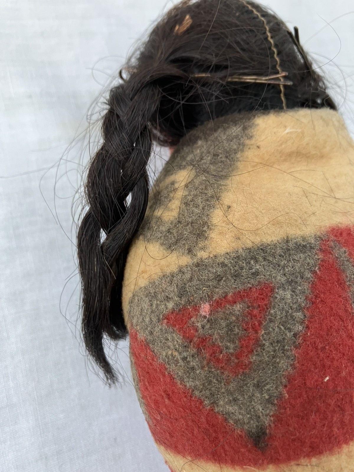 Vintage Skookum Male Native American Doll - 13 Inches Tall