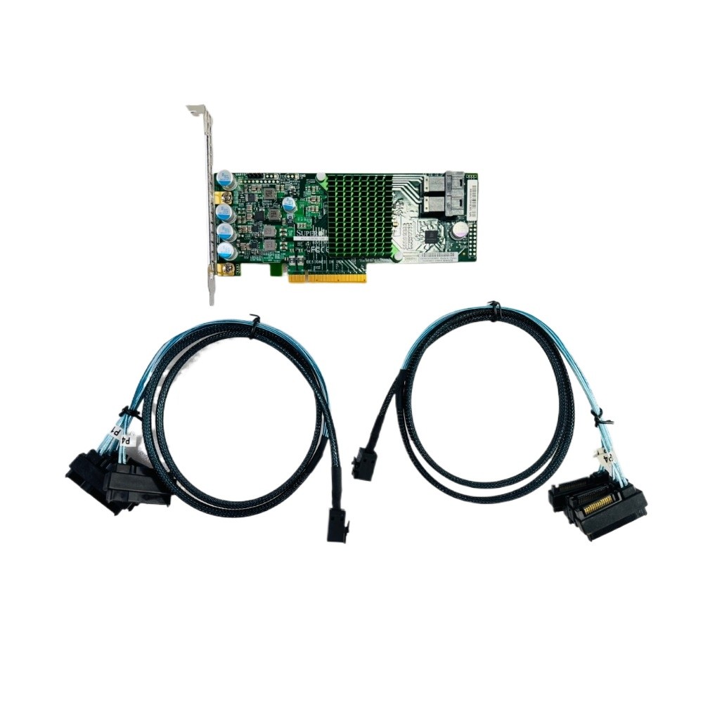 9300-8I LSI 3008 12G HBA IT Mode ZFS FreeNAS unRAID+2*SFF-8482 SAS SATA Cable US