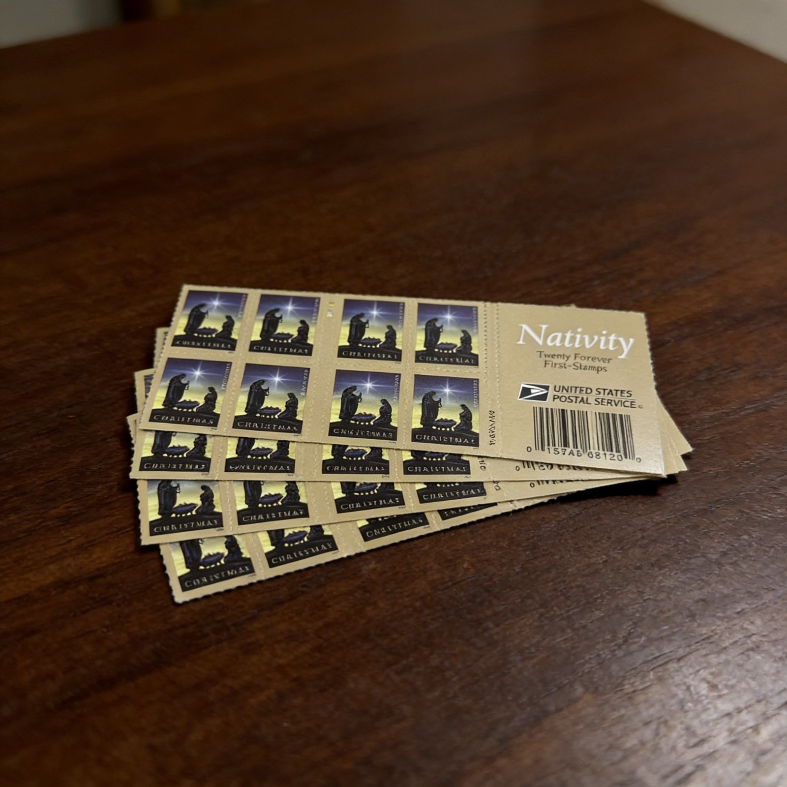 Scott #5144 2016 Nativity Holy Family Forever Stamps - 100 Unused Bulk