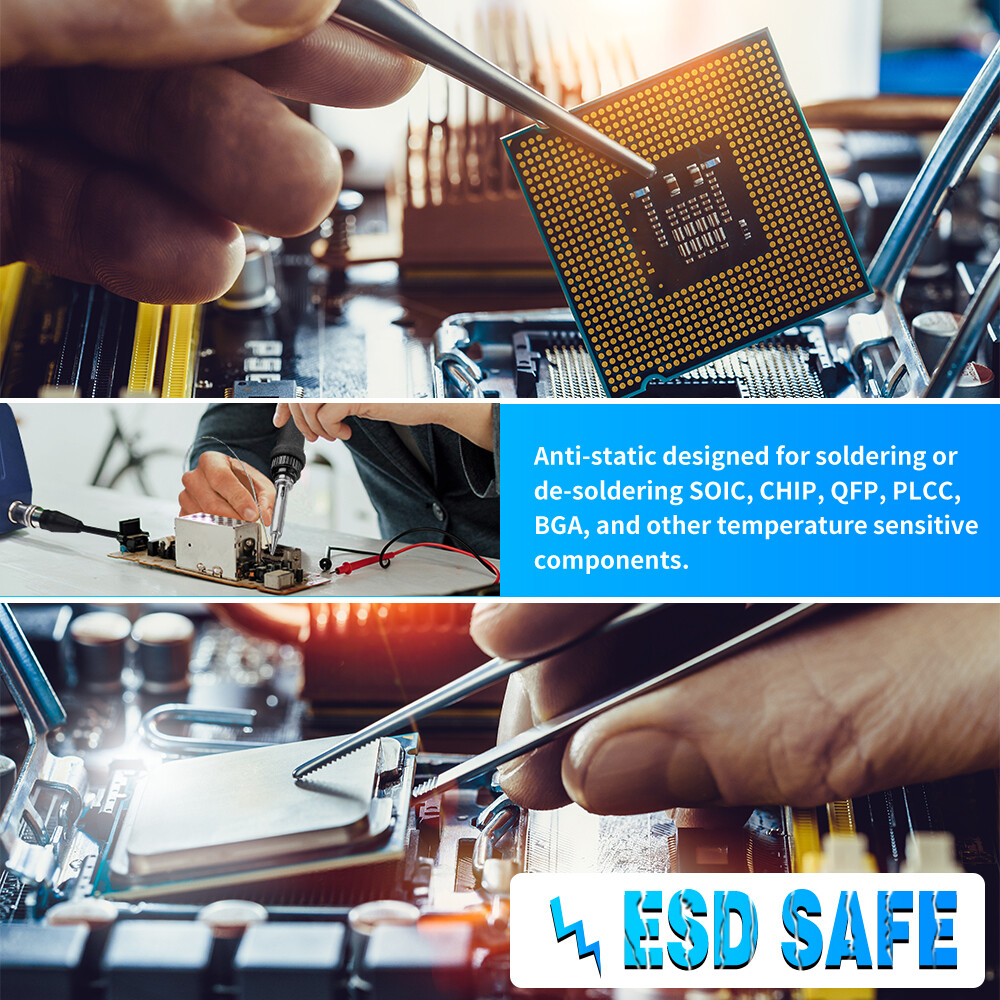 2in1 110V Soldering Iron Rework Station Kit Hot Air Gun SMD Welding Repair Tool