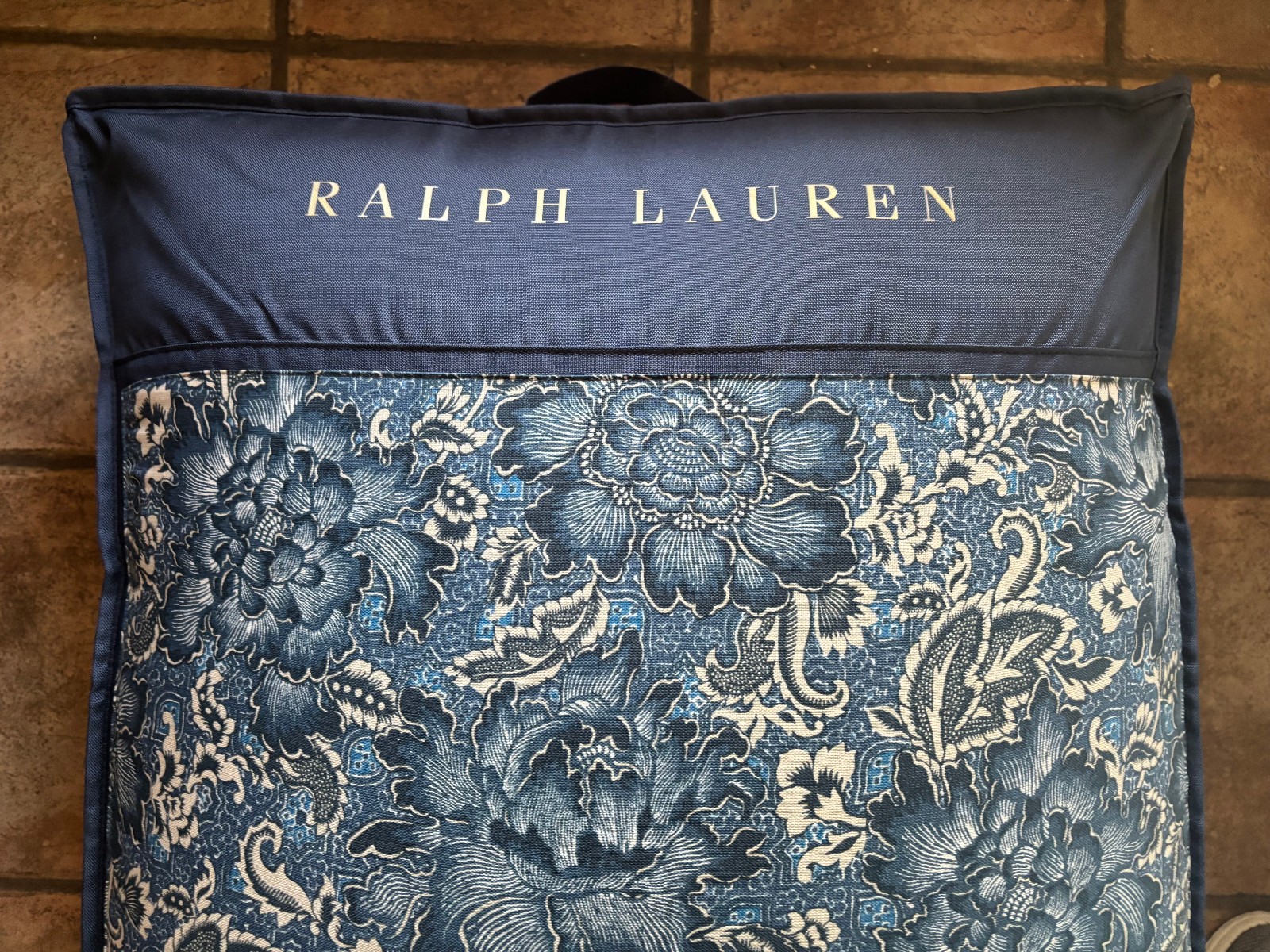 Ralph Lauren KING Size KEATON Indigo Floral Comforter  108" x 96"