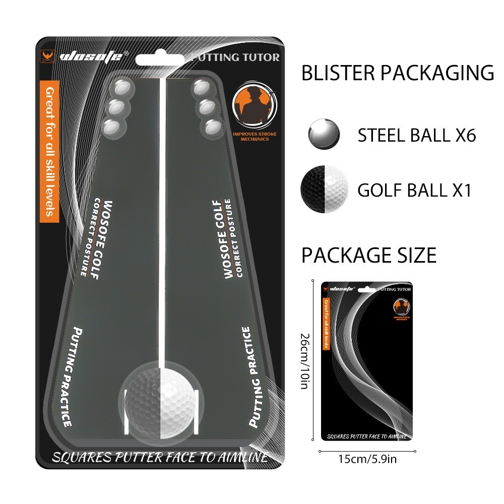 New Golf Putting Tutor Golf Putting Instructor Alignment Aid Golf Swing Trainer