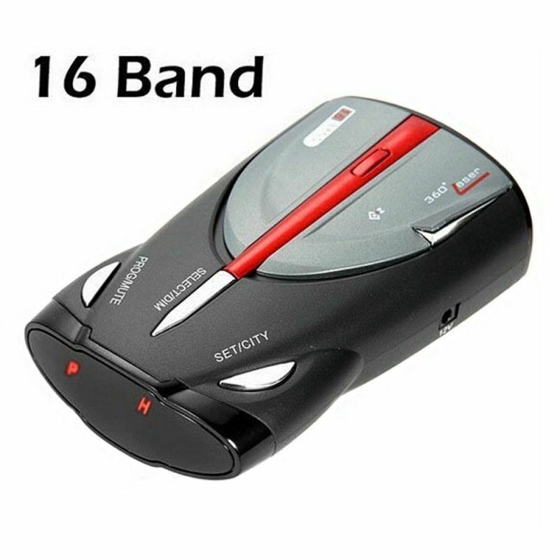 16-Band 360 Degree Cobra XRS9880 Laser Anti Radar Detector LED Display Univer