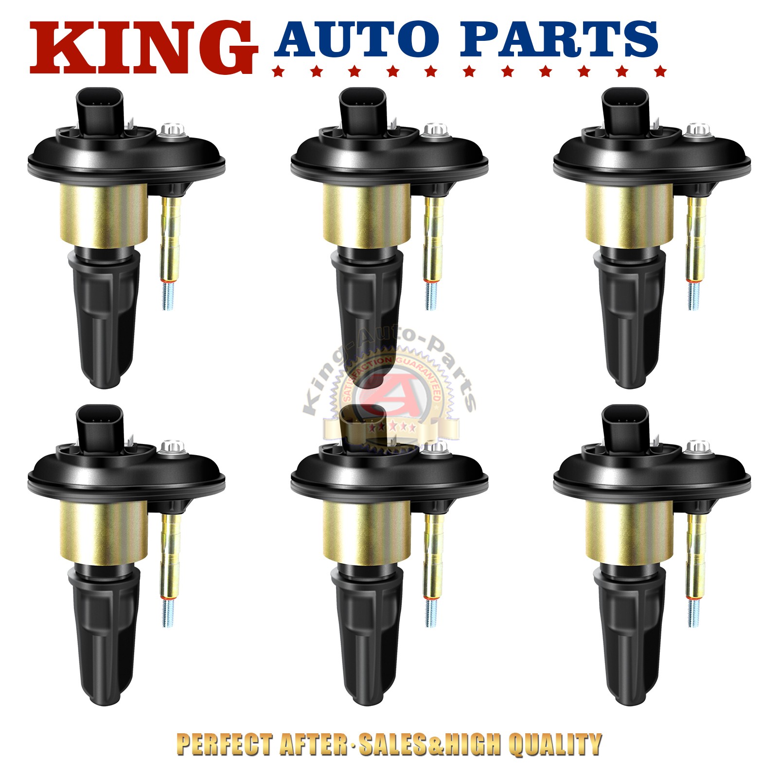 New 6 Pack Ignition Coils for Chevy Trailblazer GMC Canyon Envoy UF-303 C1395