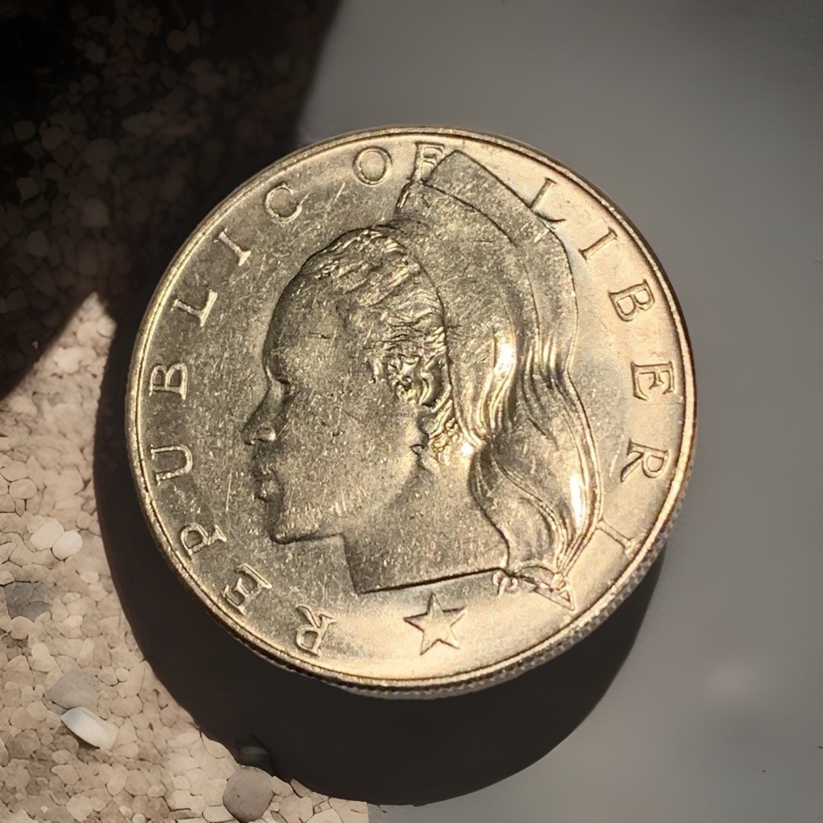 1970 Liberia 1 Dollar - Uncirculated - C00127