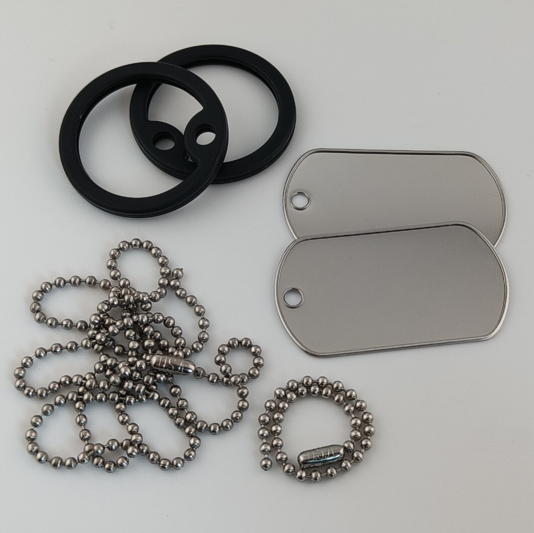 PERSONALIZED ORIGINAL U.S. ARMY DOG TAGS, Stainless Steel Pendant Necklace Gift