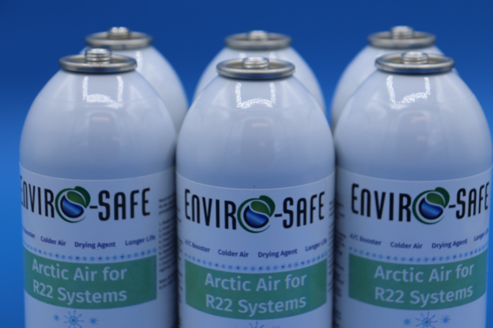 Envirosafe Arctic Air, AC Coolant Refrigerant support (6) cans