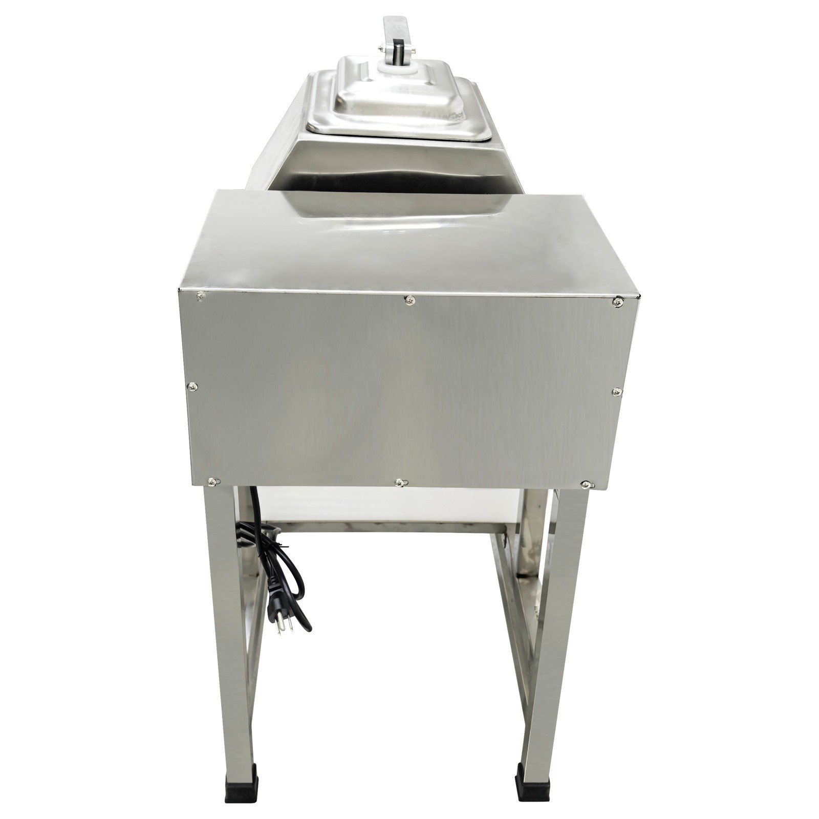 110V 38L Meat Vegetable Tumbler Marinator, Stainless Tumbling Marinator Machine