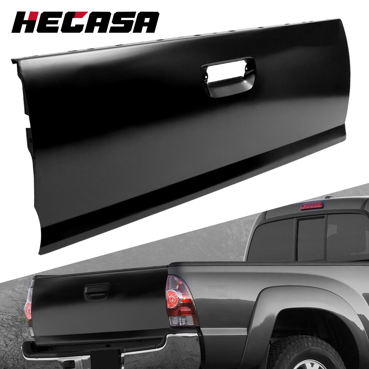 For Toyota Tacoma 2005-2015 Rear Tailgate NEW Painted Black Steel Tail Gate