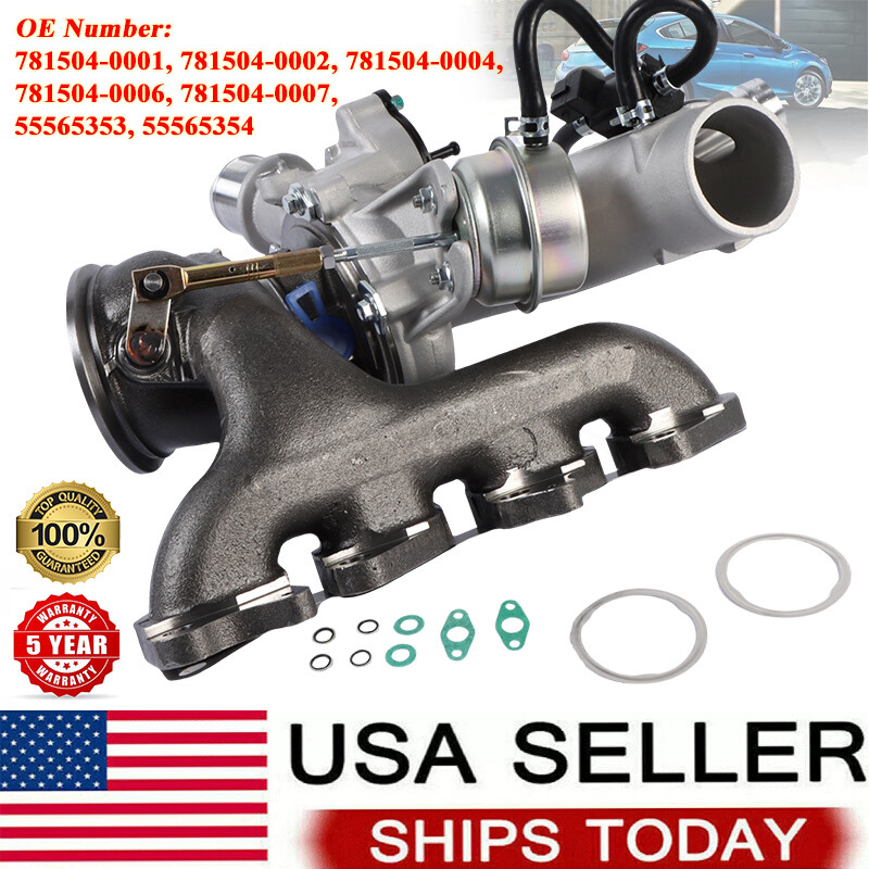 Turbo Turbocharger 55565353 for Chevy Cruze Sonic Trax & Buick Encore 1.4L USA
