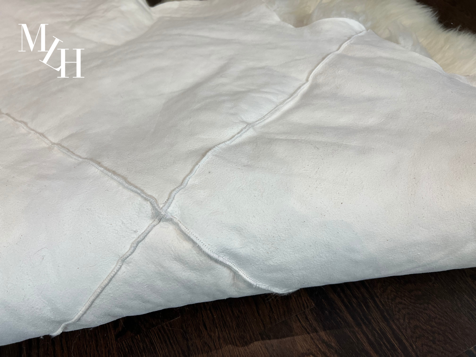 Large Natural Sheepskin Fur Rug Throw