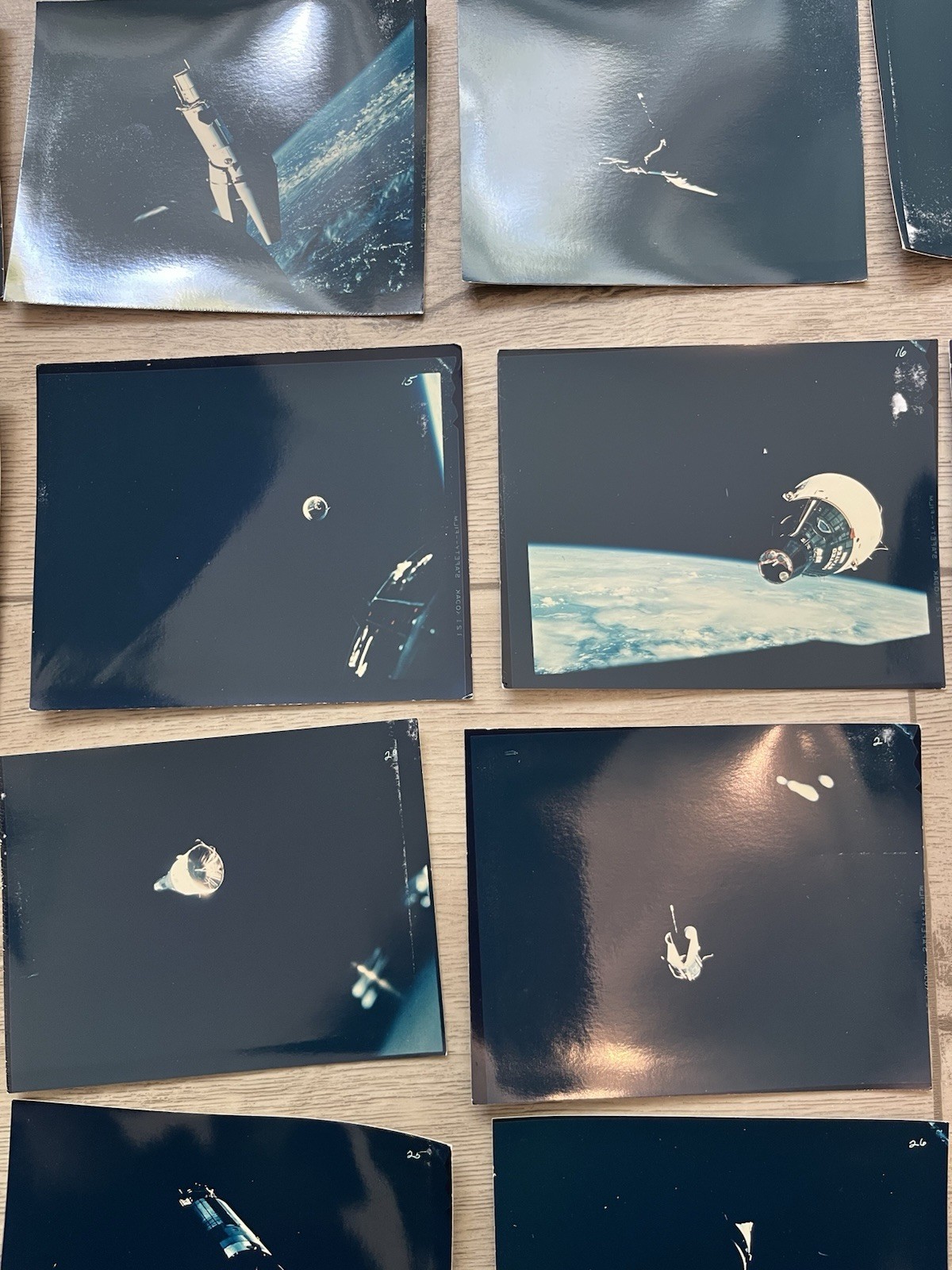 Vintage NASA Gemini Spacecrafts Photo on Kodak Paper SPACE - Lot Of 30