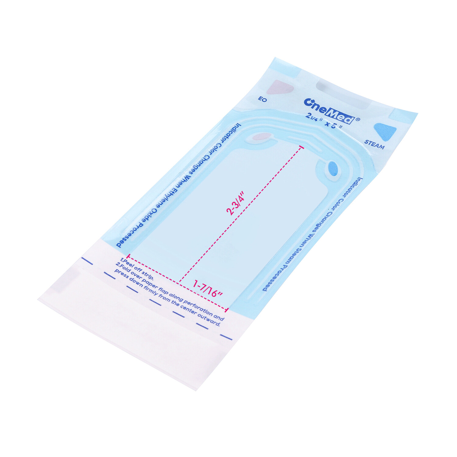 OneMed Dental Self Seal Sterilization Pouches Pouch Autoclave, Sterilizer Bags