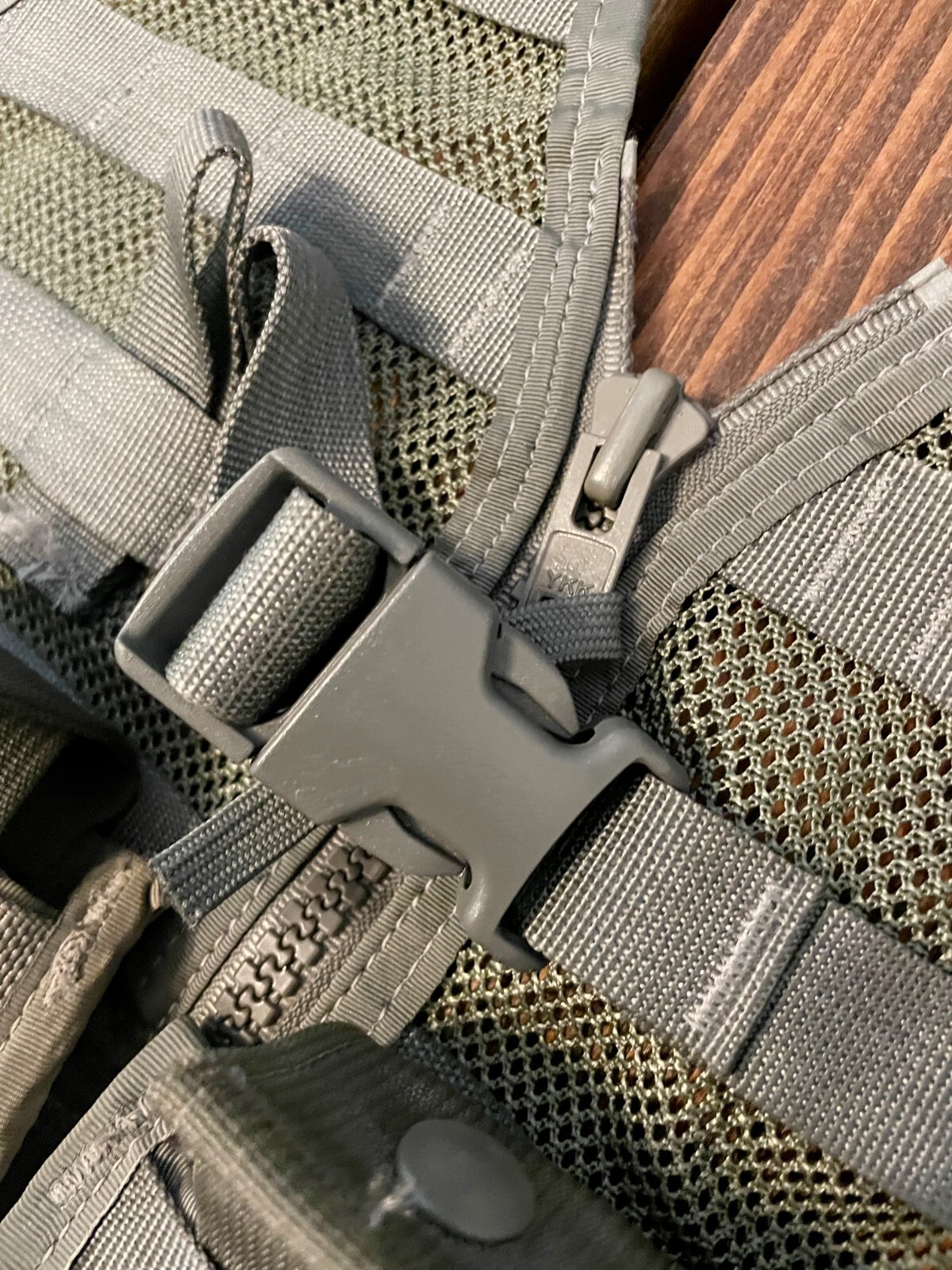 MOLLE II ACU Fighting Load Carrier VEST w/ 2 Triple Mag Pouches FLC US Army EXC