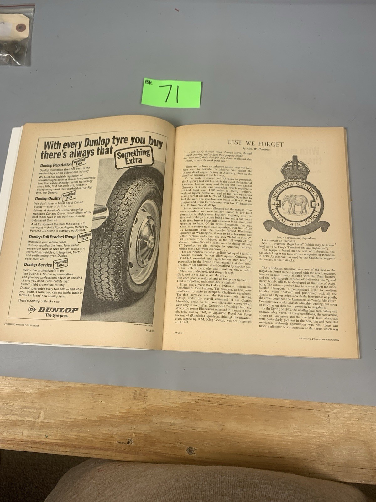 Fighting Forces of Rhodesia No.4 Magazine BK71