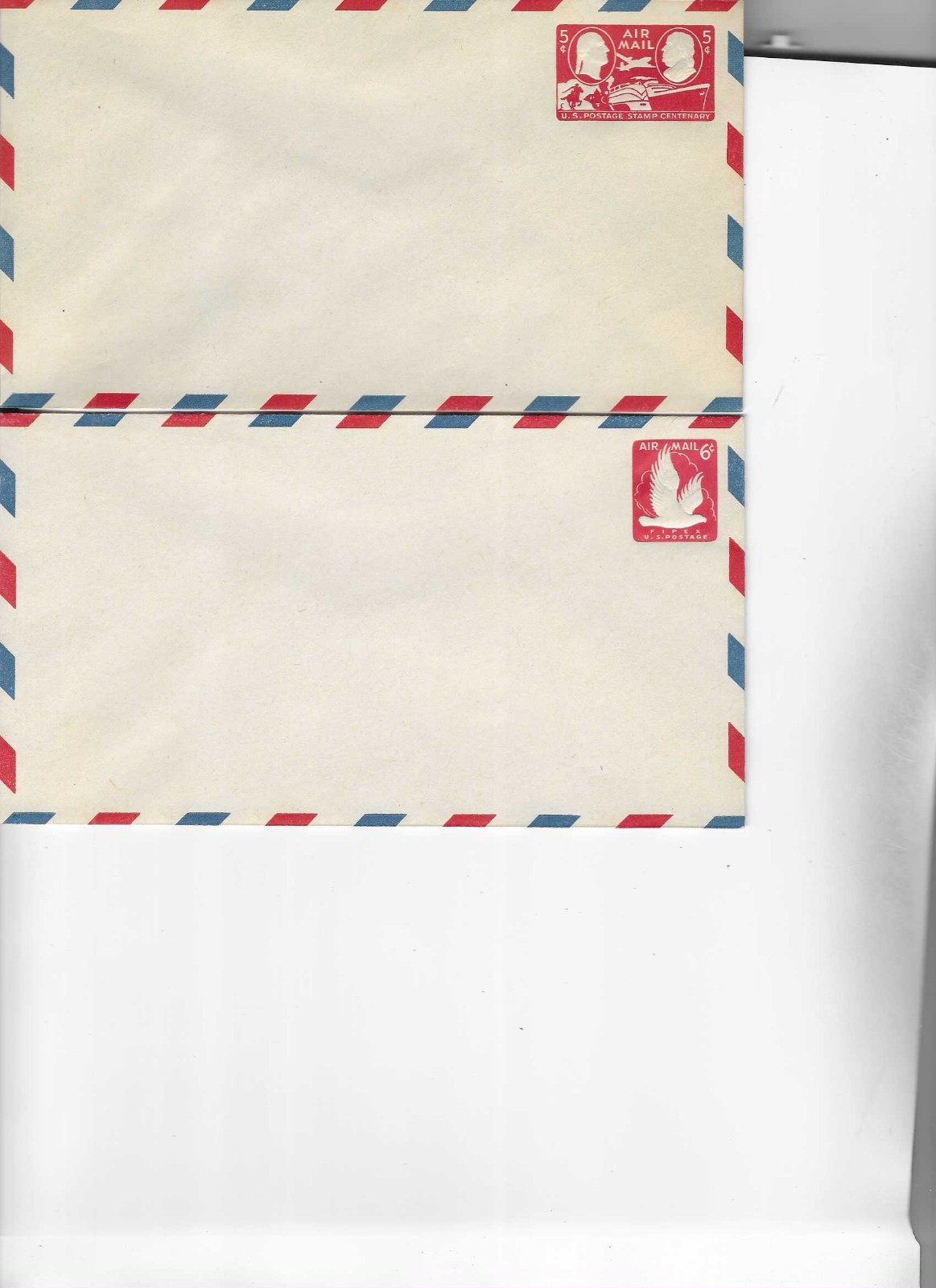 6-POSTAL STATIONERY-AIRMAIL-ALL DIFFERENT