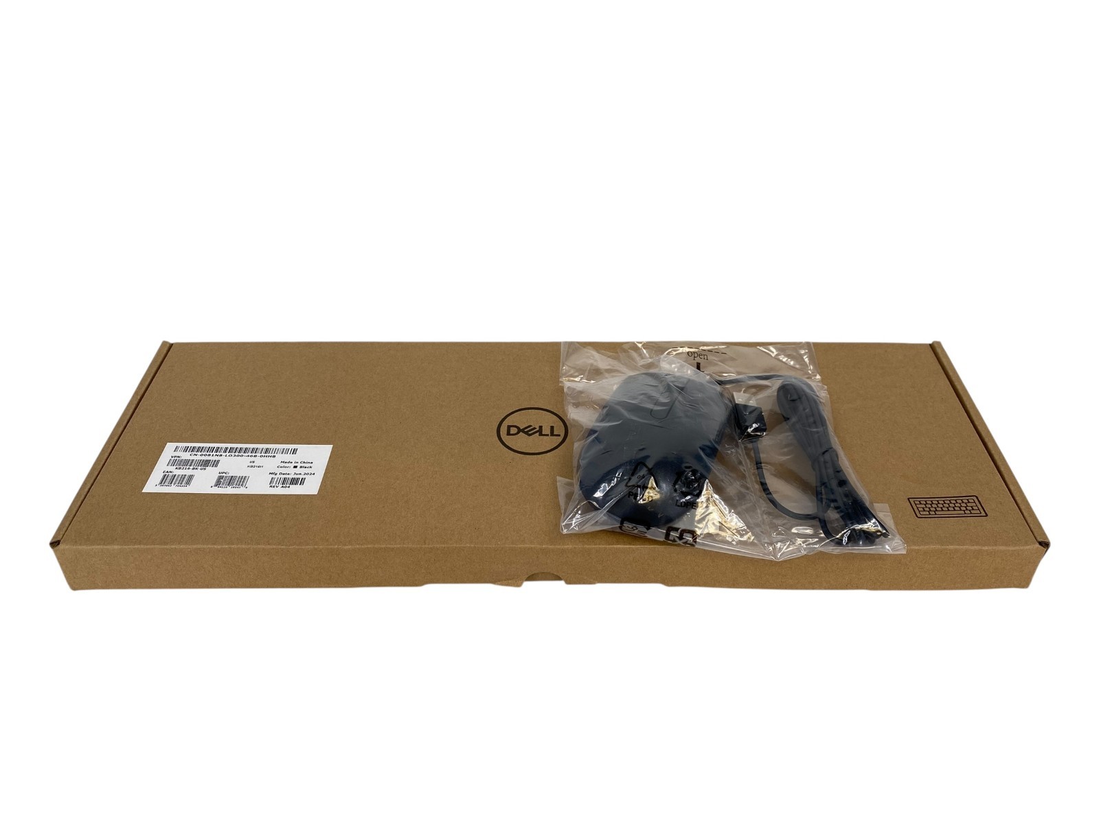 Dell USB Wired Keyboard and Mouse Combo For Office and Casual KB216-BK-US (New)