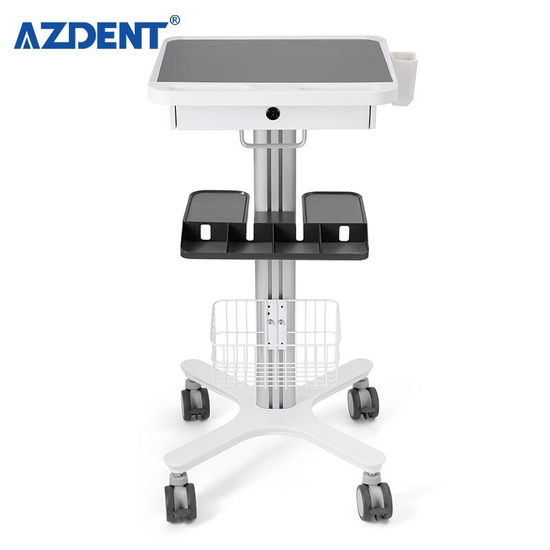 Dental Medical Endodontics Intraoral Scanner Cart Storage Trolley built-in plug